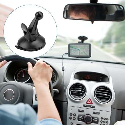 Garmin GPS Car Mount Holder - Replacement Windscreen Suction Cup Holder Compatible with Drivesmart, Nuvi, Zumo, NuLink, Dezl, Driveassist, Camper Van (Black) - Image 7