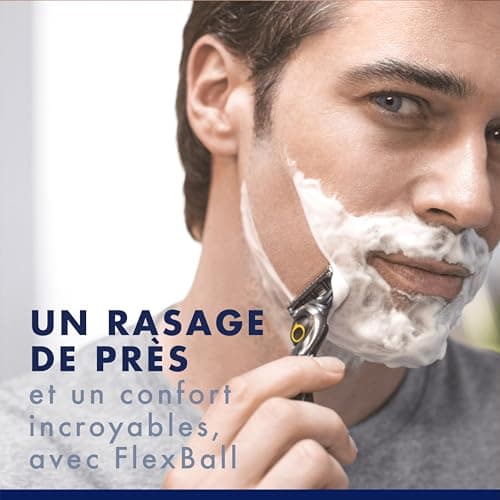 Gillette Proshield Power Men's Shaver, Reusable Handle And Refill Cartridge With 5 Ultra-Sharp Blades, New Lubricating Strip For Incredible Comfort And Close Shave - Image 7