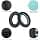 ELZO Replacement Earpads for Bose QuietComfort 45, Premium Replacement Earpads for QC45 QC SE New Quiet Comfort Headphones, Leather Protein Foam Cushion Pads for Bose QC45 (Black) - Image 5