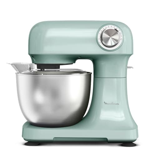 Moulinex, Bake Simple, Pastry Maker, Compact, Easy Use, Whisk, Beater and Mixer Hook, QA1413F0, Sea Green - Image 3