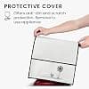 kwmobile Cover Compatible with KitchenAid 4.3-4.8 Liter - Protective Cover 14 x 14 x 8.9 Inches with 3 Pockets for Food Processor - Black-White - Image 4