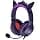 Razer Kraken Kitty V2 - Pokémon Gengar Edition - USB Headset - Gengar Tips - Stream Responsive Lighting - HyperClear Cardioid Microphone - 40mm Triforce Speakers - Surround Sound | Purple - Image 2