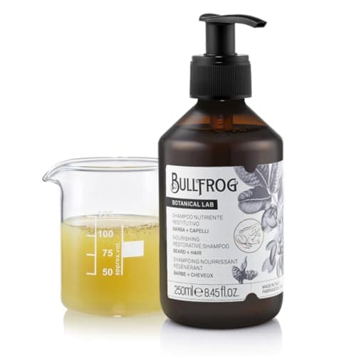 Bullfrog Nourishing Repair Shampoo 250 ml - Shampoo for Hair and Beard - Soothing and Revitalizing Properties - Soft and Gourmet Notes - Made in Italy. - Image 5