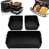 Air Fryer Mould, 3PCS Air Fryer Accessory for Ninja Air Fryer 10.4L AF500EU, Silicone Air Fryer Mould for Ninja Foodi Flex 10.4L, Air Fryer Accessories for Ninja Air Fryer - Image 2