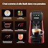 Warriors1 5-in-1 Capsule Coffee Machine for Nespresso, Dolce Gusto, Lavazza A Modo Mio, FAP Espresso Point and Ground Coffee, 20 Bar, 0.8L, Adjustable Temperature and Quantity, Compact for Home and - Image 6