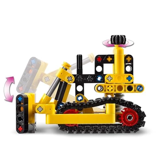 LEGO Technic Le Bulldozer, Jouet de Construction pour Enfants, Véhicule Excavateur, Cadeau pour Garçons et Filles Dès 7 Ans, Jeu Imaginatif 42163 - Image 6