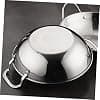 Marmite Cuisine 10 Pouces en Acier Inoxydable, Casserole à Fond Plat Double Poignée, Chauffage Rapide et Résistant la Chaleur, Ustensile Ménager pour Fondues, Usage Domestique - Image 7