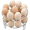 Steamer Rack Stainless Steel Stackable Egg Steamer Rack Rack for Instant Pot, Pressure Cooker, Hallowmas, Christmas Gift Silver (2, 9 Hole Steam Rack) - Image 3