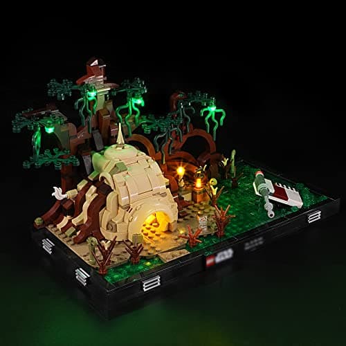 YEABRICKS LED Light for Lego-75330 Star Wars Dagobah Jedi Training Diorama Model Building Blocks (Lego Set Not Included) - Image 3