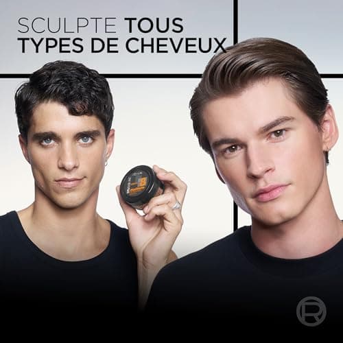 L'Oréal Paris Mad Matte Sculpting Paste for Men - Matte Effect & 24-Hour Hold - Ultra Strong Fixation - Clay Resistance Complex - All Hair Types - Studio Line - Image 8