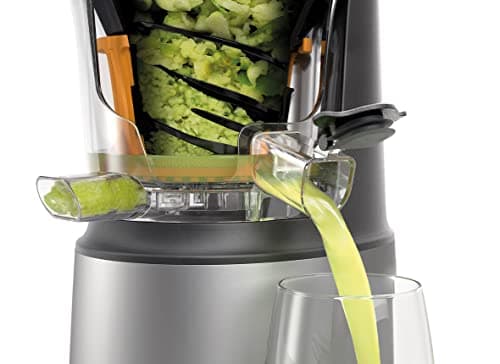 Kenwood Küchengeräte PureJuice Pro JMP85.00SI Homemade Juice Juicer, XXL Opening Whole Fruits, with Low Speed Rotation Preserve Important Vitamins, 230 W, Silver - Image 5
