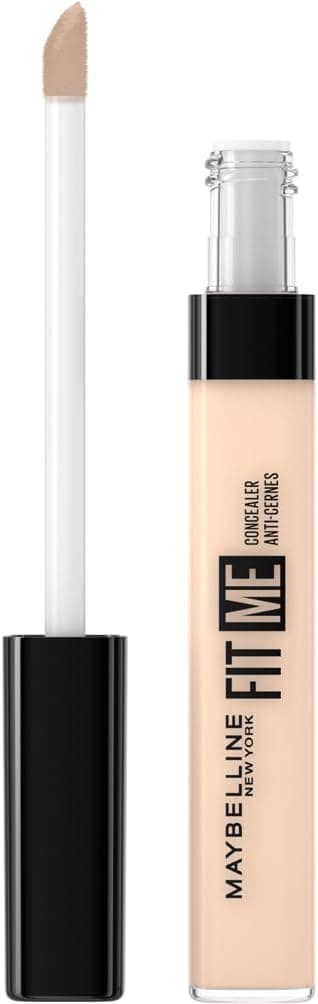 Maybelline New York - Anti-cernes Liquide Ton Sur Ton Fit Me Matte & Poreless - Tous Types de Peaux - Teinte : Nude (08) - 6,8 ml - Image 1