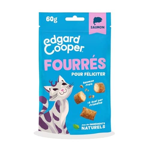 Edgard & Cooper Cat Treats, Salmon Filled (1x60g), Rich in Fresh Meat, Grain Free, Less than 2 kcal, Natural Ingredients, No Sugar Added - Image 2