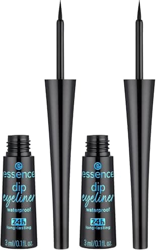 Essence - Eyeliner Waterproof Dip Eyeliner 24h - 01 Black (Lot de 2) - Image 3
