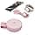 Twelve South Butterfly SE 2 in 1 Qi2 Travel Charger for iPhone, Airpods and Apple Watch Pink - Image 3