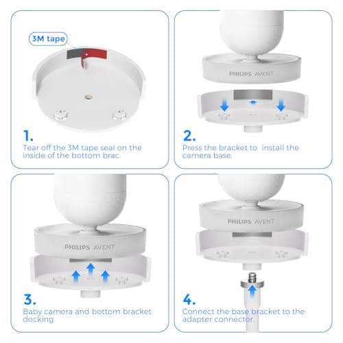 Philips Avent Video Baby Monitor SCD 923/26,SCD 921/26,SCD643/26,SCD973/26,SCD951/26,Flexible Clip Holder for Philips Avent Video Babyphone - Image 5