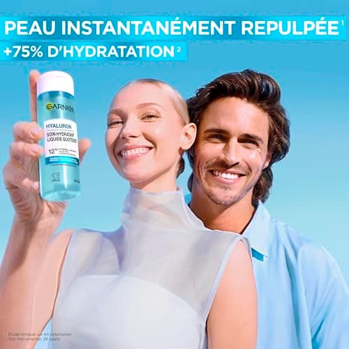 GARNIER Hyaluron Barrier Repair - Soin Visage - Hydrate & Répare - 100H D'Hydratation - Glycérine, Acide Hyaluronique & Aloe Vera - Vegan & Cruelty Free - Peaux Déshydratées - Homme/Femme - 120 ml - Image 6