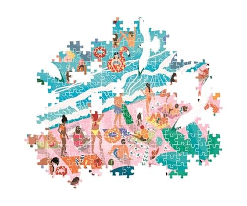 Clementoni - Puzzle for Adults 1000 Pieces, HQC Sunday at The Beach - Compact Box, Boxact Made in Italy, 39938 - Image 6