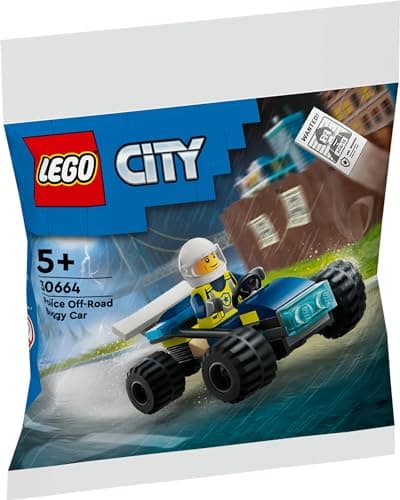 Lego City Kit 60419 Police Station on Prison Island and Police Offroad Buggy 30664 - Image 6