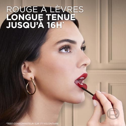 L'Oréal Paris - Liquid Lipstick - Intense Colour & Matte Finish - Long Lasting - No Transfer - With Hyaluronic Acid - Infallible Matte Resistance - Shade : 601 Worth It - Image 8