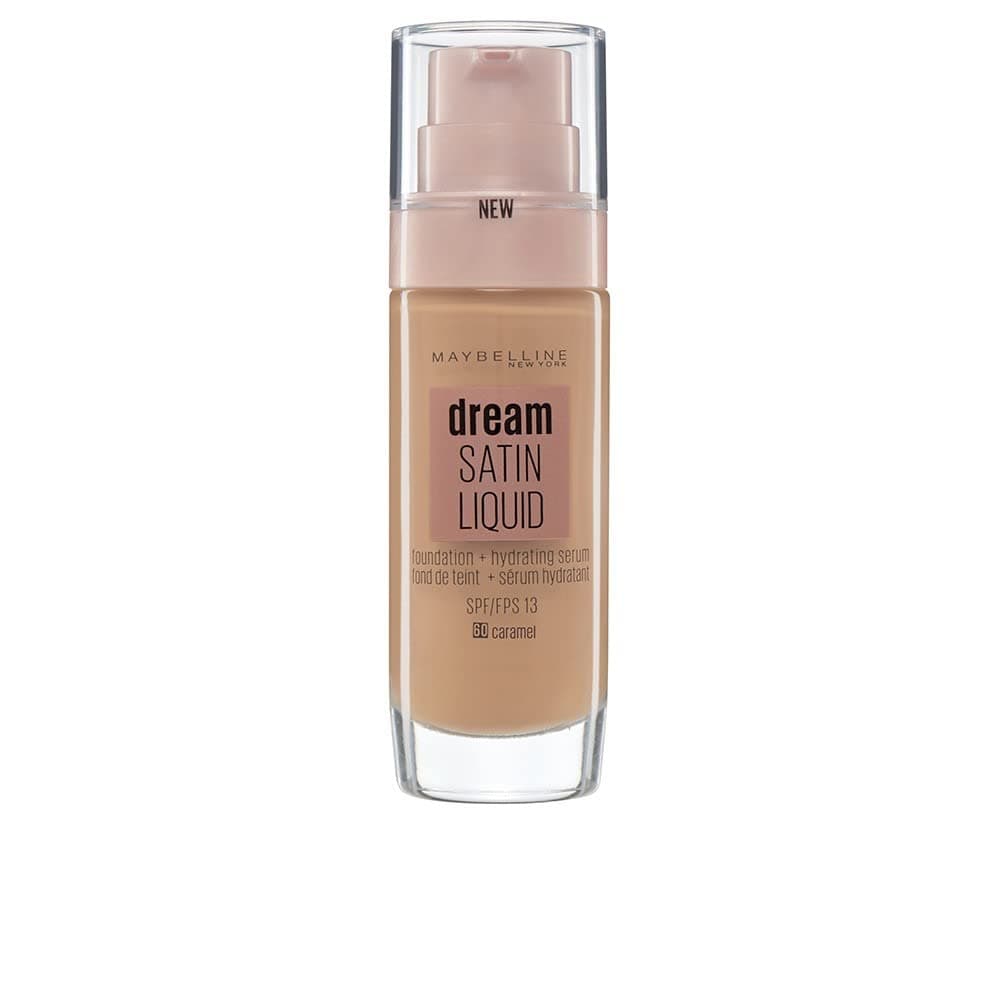 Maybelline New York - Fond de Teint Fluide Perfecteur de Teint - FPS13 - Dream Satin Liquid - Caramel (60) - 30 ml - Image 3
