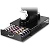 Coffee Pod Holder, Coffee Storage Drawer Compatible with Nespresso Vertuo Capsules, Vertuo Pod Storage Box, Veruo Pod Dispenser, Metal, Black. - Image 2
