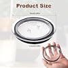 Milk Frother Cover for Nespresso Aeroccino 3 3R, Plastic Milk Frother Lid for Nespresso Parts 93271 for Nespresso Aeroccino 3 3R 3593 3594 - Image 3