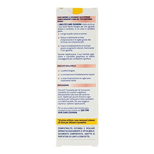 NIVEA Q10 Power 3in1 Eye Care Cushion 02 Nude 4 ml, crème contour des yeux colorée et hydratante, apprêt pour les yeux anti-âge avec coenzyme Q10, correcteur cernes lissant - Image 4