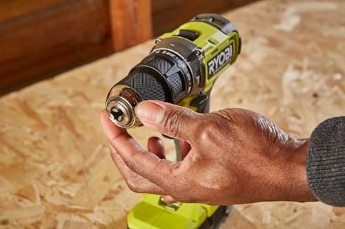 Perceuse-visseuse à percussion RYOBI 18V One+ Brushless - 1 batterie 4,0 Ah - 1 batterie 2.0 Ah - 1 chargeur - RPD18BL1-2C42S - Image 10
