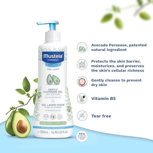 Mustela - Mustela Doux Cleansing Gel with Avocado - 500 ml - Image 3