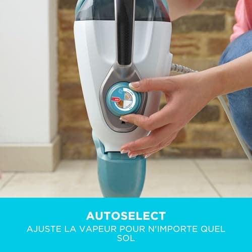 BLACK AND DECKER - Balai Vapeur avec Nettoyeur à Main et Gant STEAMITT - 11 Accessoires - Multifonctions 1600W - Temps de Chauffe 13,87 sec - Réservoir 500 ml - Nettoyage Parfait - BHSM166DSM-QS - Image 6