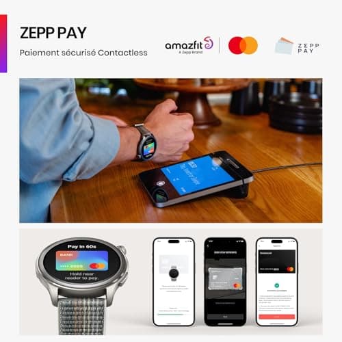 Amazfit Balance 46mm Smart Watch, NFC Contactless Payment, Fitness AI, 14 Day Battery Life, Sleep and Health Monitoring, GPS, 150 Sports Modes, for Android and iPhone - Image 7