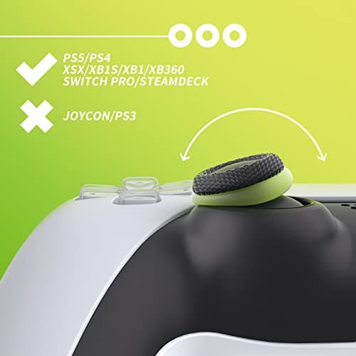 playvital 6pcs Precision Rings Precision Rings for ps5 BuffeRings Aim Assist Motion Control for ps4/Xbox X S/Xbox One/Xbox 360/Switch Pro/Steam Deck,Analog Stick Accessories for ps5 - Image 4