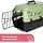 Kerbl Transport Box for Dogs 45 x 30 x 30 cm Green/Dark Grey - Image 3