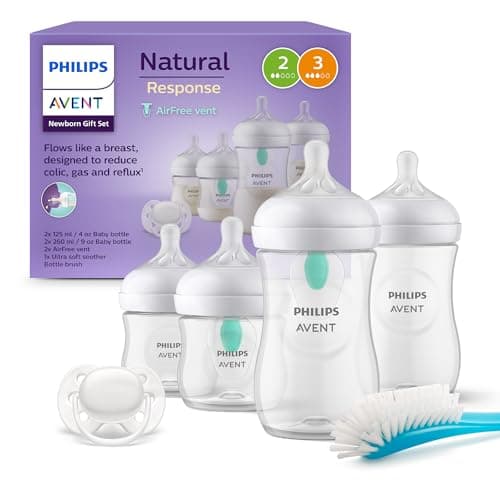Kit nouveau-né - PHILIPS AVENT - Natural 3.0 AirFree - 2 Biberons 125ml + 2 Biberons 260ml + Sucettes Ultra Douce 0-6M - Image 2