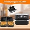 2 Pieces Air Fryer Ninja, Reusable Silicone Air Fryer Mould Accessories For Cosori Air Fryer 10L Twinfry & Ninja Af500EU, Belgian Waffles, Air Fryer Waffles Accessories - Image 5