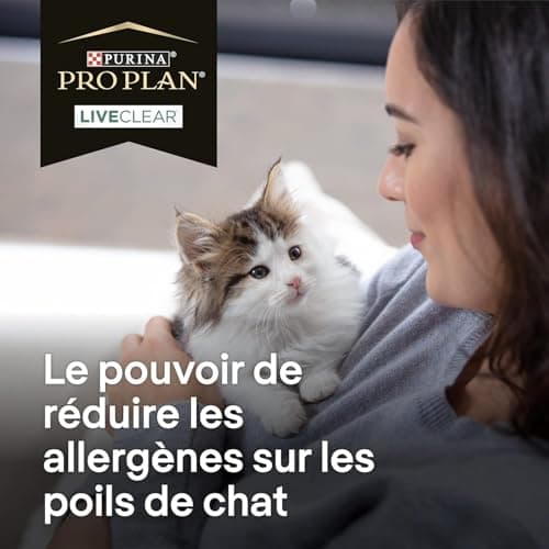 PURINA PRO PLAN | Liveclear | Kitten | Sterilised | Rich Turkey Dry Food | Actively Reduces Allergens in Cat Hair | Bag | 1.4 kg (Pack of 1) - Image 3