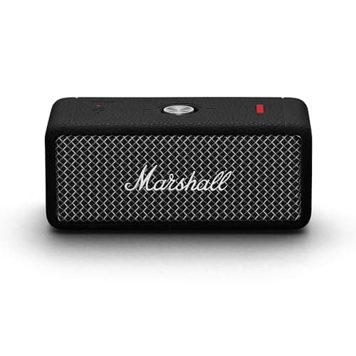 Marshall Emberton II Enceintes Bluetooth Portables, sans Fil, IP67 Résistant à la Poussière et à l'eau, Plus de 30 Heures de Lecture, Charge Rapide - Noir & Acier - Image 2