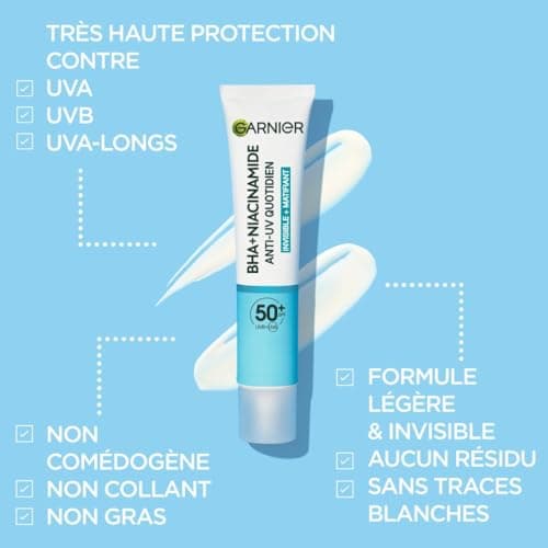 Garnier Pure Active Anti-UV Quotidien anti-imperfections SPF 50+ 40ml - Image 6