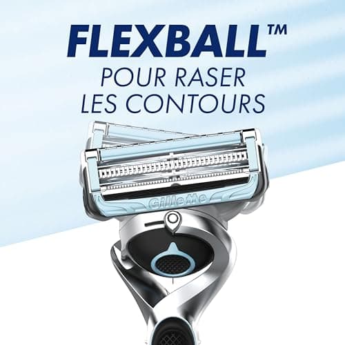 Gillette SkinGuard Sensitive Skin Flexball Razor For Men With Irritation-Prone Skin, 1 Handle, 1 Refill Blades - Image 5