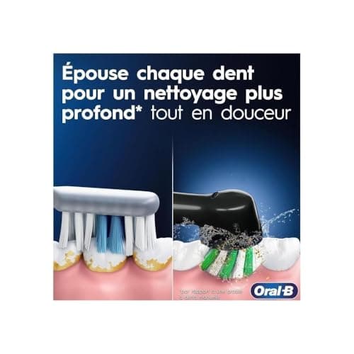 Oral-B Vitality Pro Brosse A Dents Electrique Noire, Pour Adultes, Modes De Nettoyage Avec Sensibilité Plus, 1 Brossette De Rechange, 1 Chargeur - Image 5