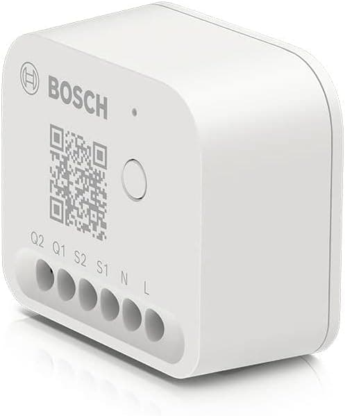 Bosch Smart Home Light / Roller Shutter Control II for Managing Lighting, Roller Shutters/Jealousies/Blinds, Compatible with Alexa, Google Assistant and Apple HomeKit