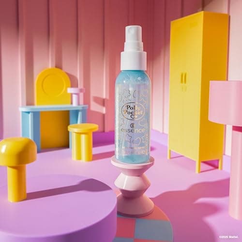 essence Polly Pocket Hydro Fixing Spray #01, Clear, Moisturizing, Fixing, Fresh, Vegan, Oil Free, Paraben Free, Microplastic Particle Free, 1 Pack (50 ml) - Image 5