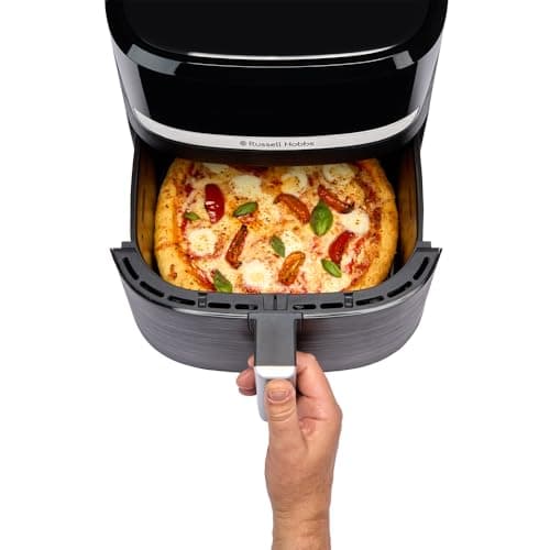 Russell Hobbs Air Fryer XXL 8.3 L Rapid Air (Compact, Silent, Pizza Ø 26 cm) Oil-free Fryer (9-in-1, Baked, Grill, Roasted and More, Economical, Touch, Auto Shut-off, Dishwasher Safe) 27632-56 - Image 8