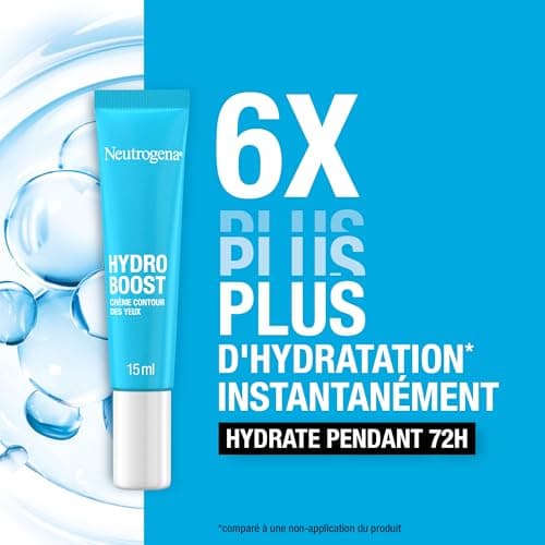 Neutrogena - Hydro Boost Eye Cream (15ml tube) - Hydrating Cream with Hyaluronic Acid - Facial treatment targeting signs of fatigue for well-awakened eyes - Image 3