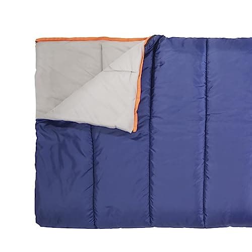 Amazon Basics Lightweight Sleeping Bag, 4 Seasons, for Cold and Hot Weather, Camping and Hiking, 190 x 83 cm, Blue - Image 6