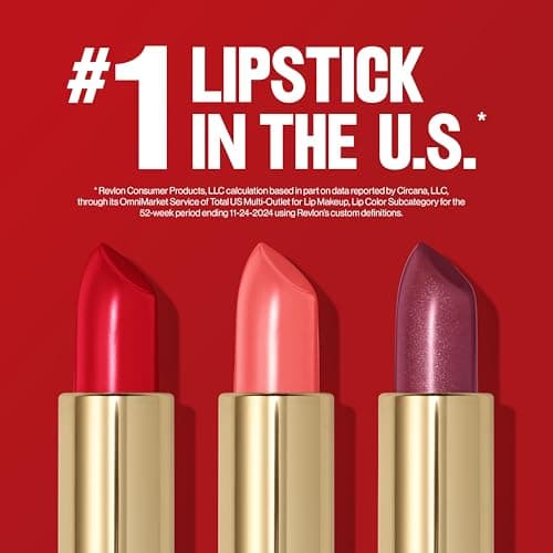 REVLON Rouge à lèvres Super Lustrous Pearl, Formule crémeuse pour des lèvres douces et pulpeuses, Sensation d'hydratation, 610 Gold Pearl Plum, 4,2g - Image 5
