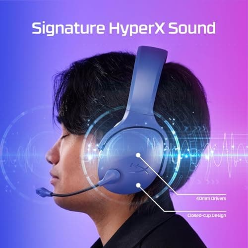 HyperX Cloud Jet – Dual Wireless Gaming Headset, 2.4GHz dongle, Bluetooth 5.2, PC, PS5, Nintendo Switch, Steam Deck, Mobile, USB-A - Image 6