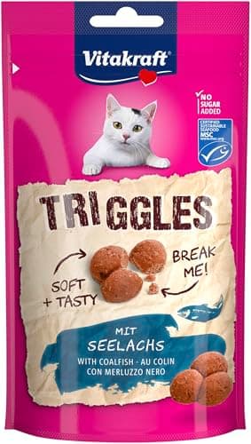 VITAKRAFT - Triggles, Cat Treat, With Black Place, Small Gourmet Bites, No Sugar Added (1 X 40G) - Image 2