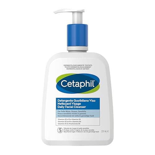 Cetaphil Gel nettoyant visage 237ml, pour peaux sensibles mixtes à grasses, nettoyant visage femme et homme, à base de Niacinamide, Panthénol et glycérine - Image 3